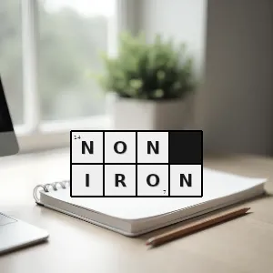 Hasło krzyżówkowe koszula niewymagająca prasowania - non iron – rozwiązanie, synonimy, podpowiedzi i definicje krzyżówkowe